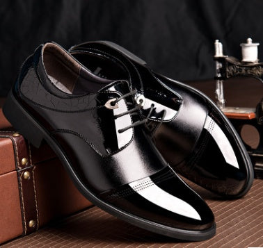 spring new men's business dress fashion lace men's shoes