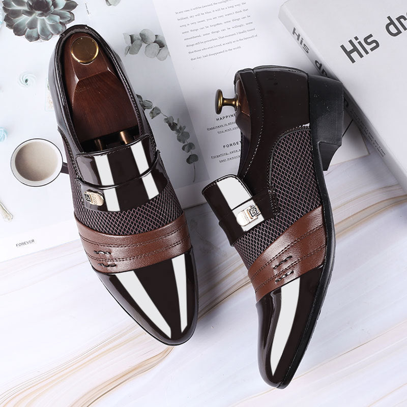 Men's leather  casual shoes