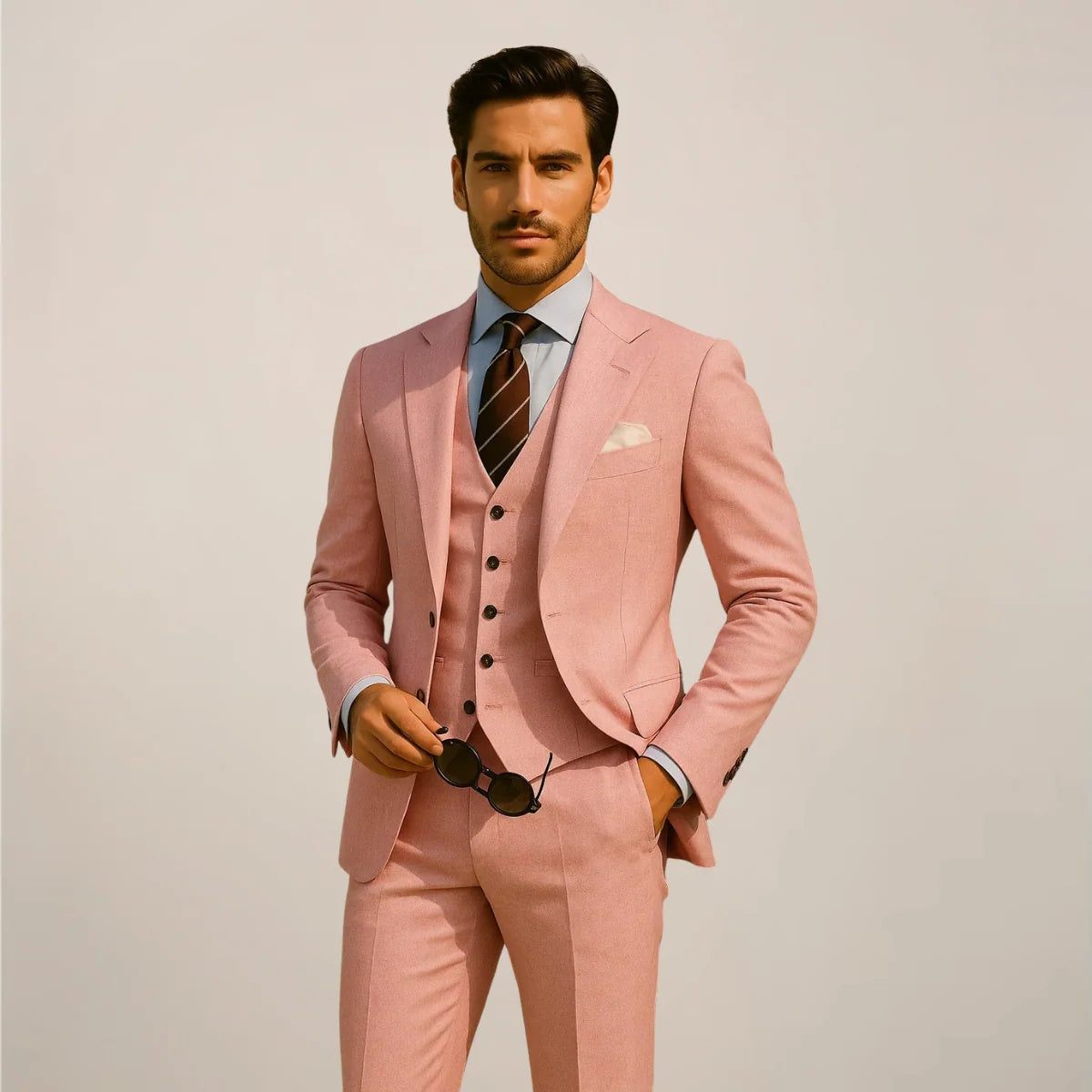 Men's Casual Business Three-piece Suit
