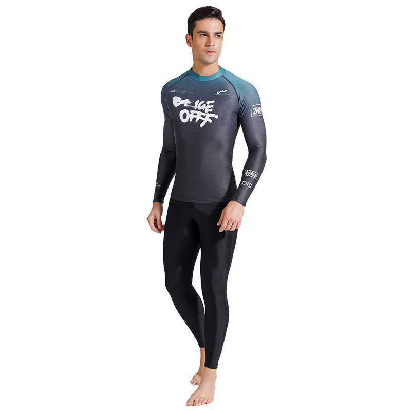 Swimming Suit Quick-drying Men's Long Sleeve