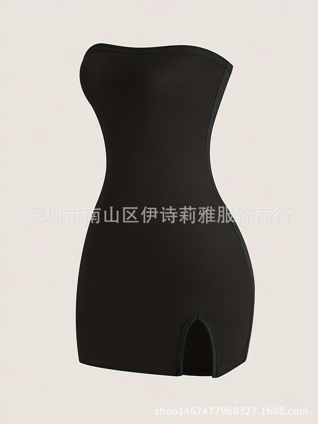Tube Top Slim Fit Hip-hugging Short Dress