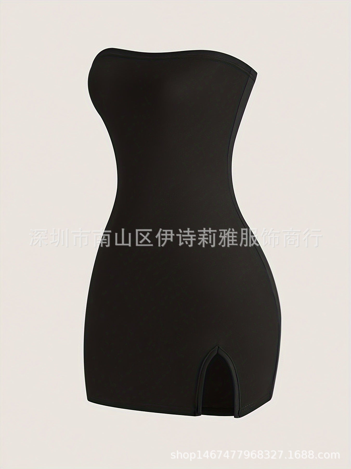 Tube Top Slim Fit Hip-hugging Short Dress