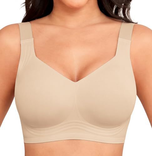 Xcutting Women Wirefree Bras For Women Full Coverage No Unde