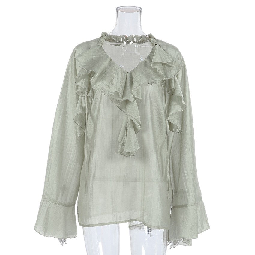 French Women's Versatile Commuting Top