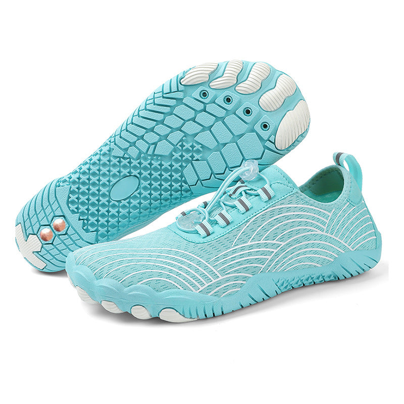 Breathable Brass Buckle Grounding Button Upstream Shoes