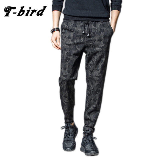 T-Bird Joggers Pants Men Streetwear Camouflage Pants pantalon homme Hip Hop