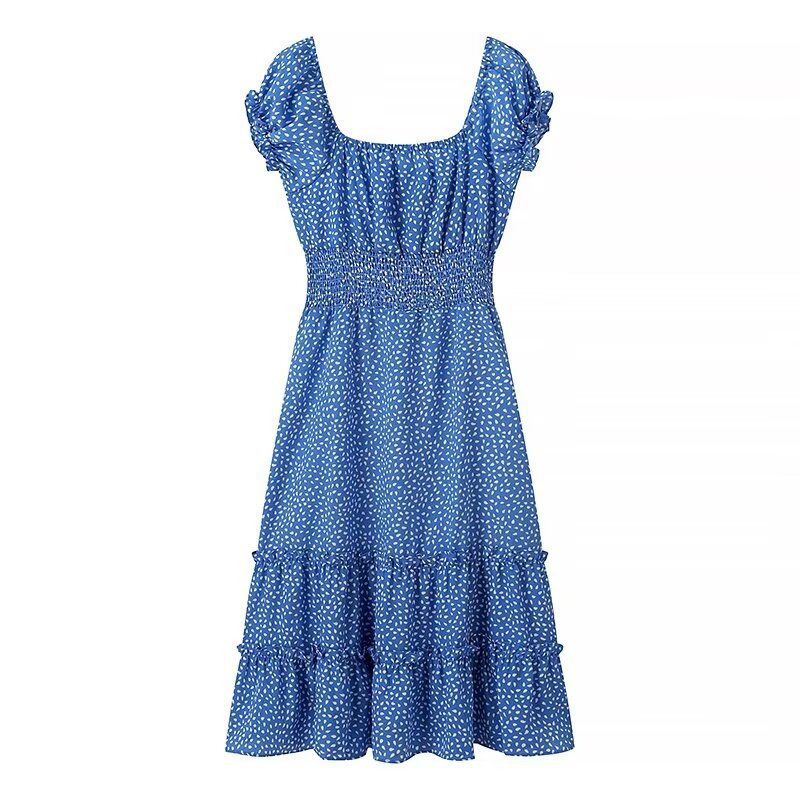 Women's Elegant And Fashionable Printed Midi Dress