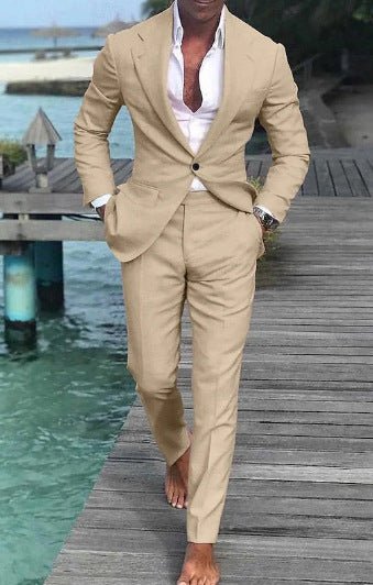 Fashion Suit Loose Temperament Suit Jacket For Men