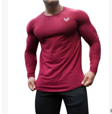 Loose And Quick Drying Sports Men's Long Sleeved Shirt