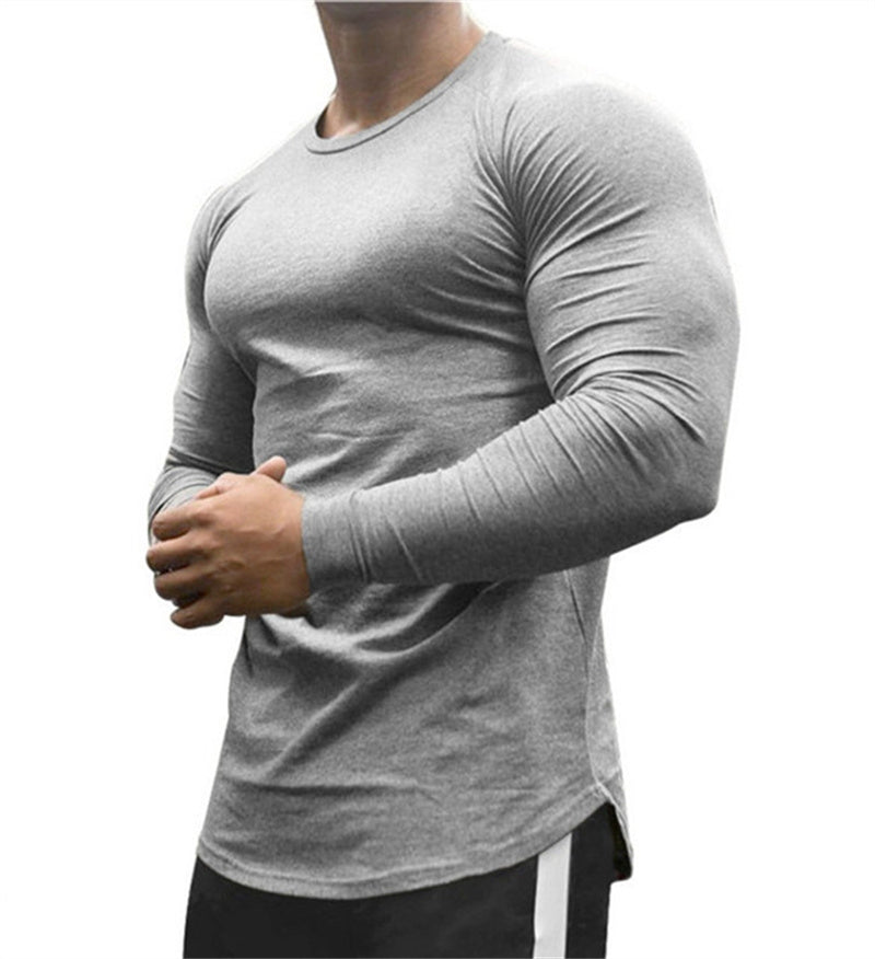 Loose And Quick Drying Sports Men's Long Sleeved Shirt