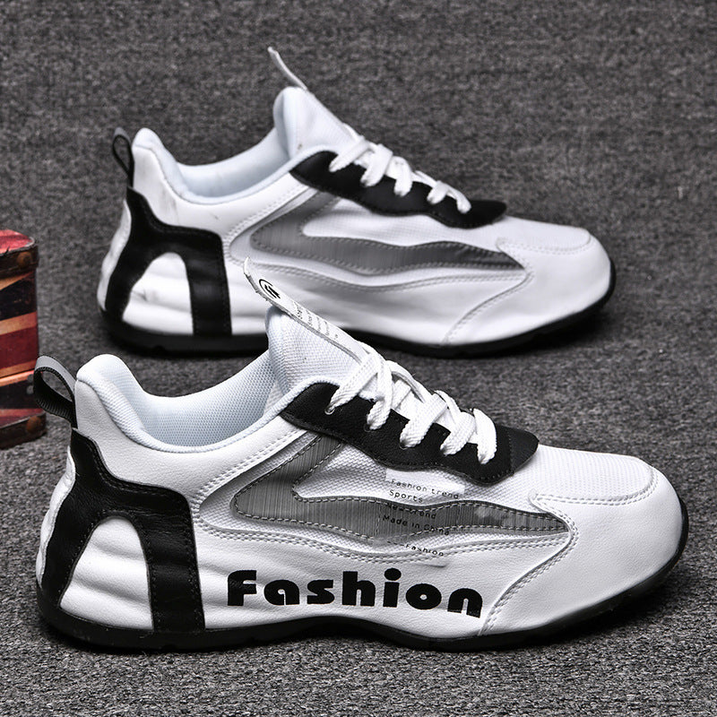 Sports Men's Breathable Mesh Casual  Bag Bottom Dad Shoes