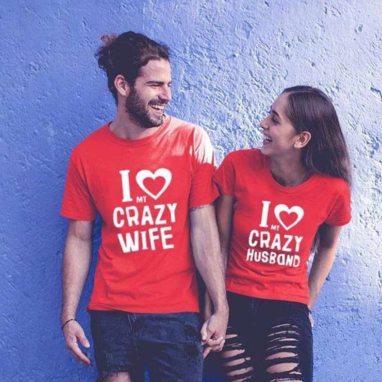 Couples Short-sleeved T-shirts For Men And Women